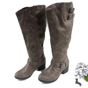 Carlos by Carlos Santana Cara Wide Calf brown boot